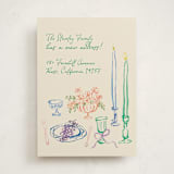 "tablescape drawing" - Moving Announcements in Garden by Cass Loh - Front