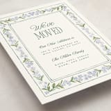 "Vintage Sketched" - Moving Announcements in Wisteria by Jenna Holcomb - Detail