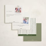 "Handwritten" - Moving Announcements in Moss by Cass Loh - Back of Card Options