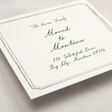 "Handwritten" - Moving Announcements in Moss by Cass Loh - Detail