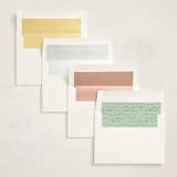 "New Home, New Adventures" - Moving Announcements in Seafoam by Elly - Envelope Liner Options