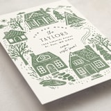 "New Neighborhood Home" - Moving Announcements in Sage by Alethea and Ruth - Detail