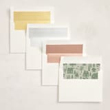 "New Neighborhood Home" - Moving Announcements in Sage by Alethea and Ruth - Envelope Liner Options