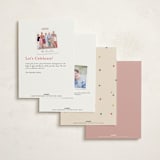 "cue the confetti" - Moving Announcements in Candy by Sarah Hawkins Designs - Back of Card Options
