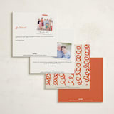 "Come Visit. Call First." - Moving Announcements in Persimmon by Paula Pecevich - Back of Card Options