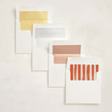 "Come Visit. Call First." - Moving Announcements in Persimmon by Paula Pecevich - Envelope Liner Options