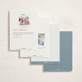 "first home classic motif" - Moving Announcements in Stormy by Becky Nimoy - Back of Card Options