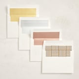 "New Home New Pics" - Moving Announcements in Almond by Alethea and Ruth - Envelope Liner Options