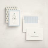 "Hydrangea Home" - Moving Announcements in Sky by Carolyn MacLaren - Assembled