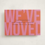 "Bold" - Moving Announcements in Strawberry by Morgan Kendall - Front