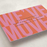 "Bold" - Moving Announcements in Strawberry by Morgan Kendall - Detail