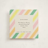 "Coquette" - Moving Announcements in Candy Stripes by Megan Davis - Front