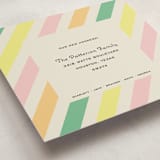 "Coquette" - Moving Announcements in Candy Stripes by Megan Davis - Detail