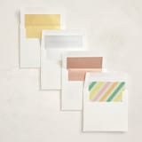 "Coquette" - Moving Announcements in Candy Stripes by Megan Davis - Envelope Liner Options