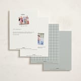 "classic move" - Moving Announcements in Blue Slate by Kanika Mathur - Back of Card Options