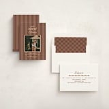 "Vintage Stripes" - Moving Announcements in Mocha by Creo Study - Assembled