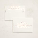 "Vintage Stripes" - Moving Announcements in Mocha by Creo Study - FREE Recipient Addressing