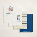 "Ours" - Moving Announcements in Navy by Baumbirdy - Back of Card Options