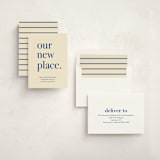 "Ours" - Moving Announcements in Navy by Baumbirdy - Assembled