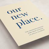 "Ours" - Moving Announcements in Navy by Baumbirdy - Detail