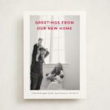 "Bold New Home" - Moving Announcements in Cherry by Benita Crandall - Front