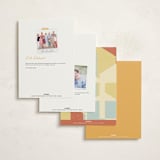 "Patchwork" - Moving Announcements in Sunshine by Selima Akhter - Back of Card Options
