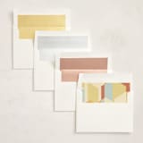 "Patchwork" - Moving Announcements in Sunshine by Selima Akhter - Envelope Liner Options