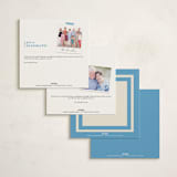 "Rhode" - Moving Announcements in Cornflower by Megan Davis - Back of Card Options
