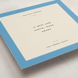 "Rhode" - Moving Announcements in Cornflower by Megan Davis - Detail