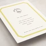 "Citrus" - Moving Announcements in Limone by Megan Davis - Detail