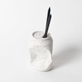 "Soda Can Vase - White Terrazzo" - Vases in white by Pretti.Cool