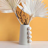 "Bora Vase - Terrazzo white" - Vases in white by Catalina Parra