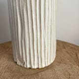 "Ribbed Vase - Medium" - Vases in white by Sidney Field