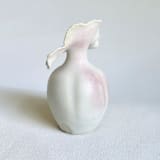 "Floral Fluted Bud Vase" - Vases in white by Cloude Made