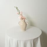 "Cream Beaded Bud Vase" - Vases in beige by Erika Christine Ceramics