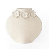 "Ceramic Vase Sculptural Flowers" - Vases in white by Inhee Ma