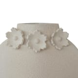 "Ceramic Vase Sculptural Flowers" - Vases in white by Inhee Ma