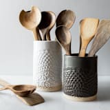 "Lace Canister Medium" - Vases in white by Handmade Studio TN