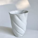 "White Spiral Vase" - Vases in white by Cloude Made