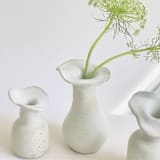 "White Petal Vase" - Vases in white by Cloude Made