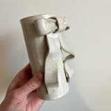 "Ribbon Bow Vase - Small" - Vases in white by Sidney Field