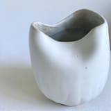 "White Soft Fold Vase" - Vases in white by Cloude Made