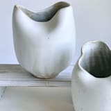 "White Soft Fold Vase" - Vases in white by Cloude Made