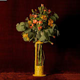 "Base Para Flores Yellow Vase" - Vases in yellow by Algo Studio