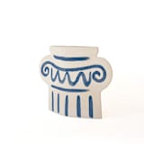 "Ceramic Vase ‘Greek Column’" - Vases in beige by Inhee Ma