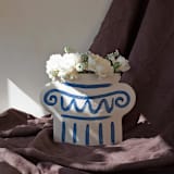 "Ceramic Vase ‘Greek Column’" - Vases in beige by Inhee Ma