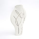"Ceramic Vase ‘Dal Lines’" - Vases in white by Inhee Ma