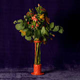 "Base Para Flores Red Vase" - Vases in red by Algo Studio