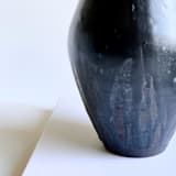 "Black Soft Fold Vase" - Vases in black by Cloude Made