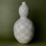 "Holding Vessel" - Vases in white by Rory Pots